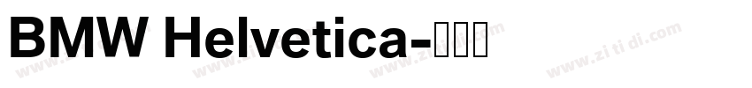 BMW Helvetica字体转换